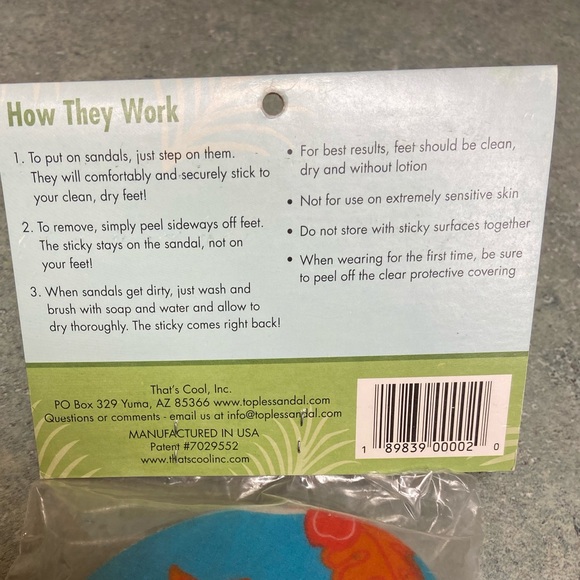 The Original Topless Sandal size 7-8.5 - Picture 4 of 7